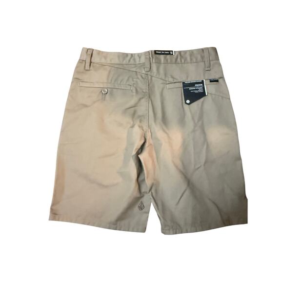 Volcom Men’s Khaki True To This Chino Casual Skate Shorts Size 29 - Picture 6 of 7